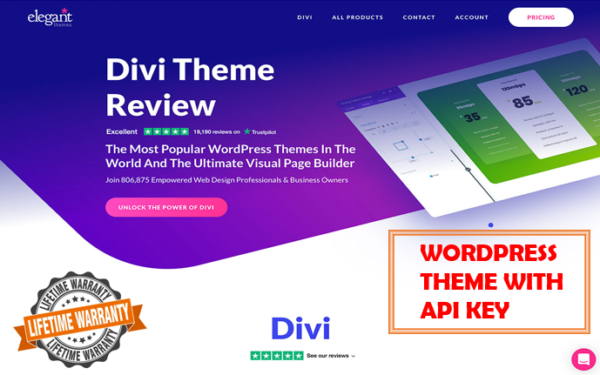 Divi WordPress Theme Full Package